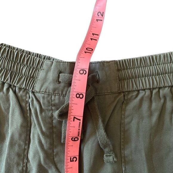 Talbots XS drawstring green elastic waist shorts - Picture 5 of 7